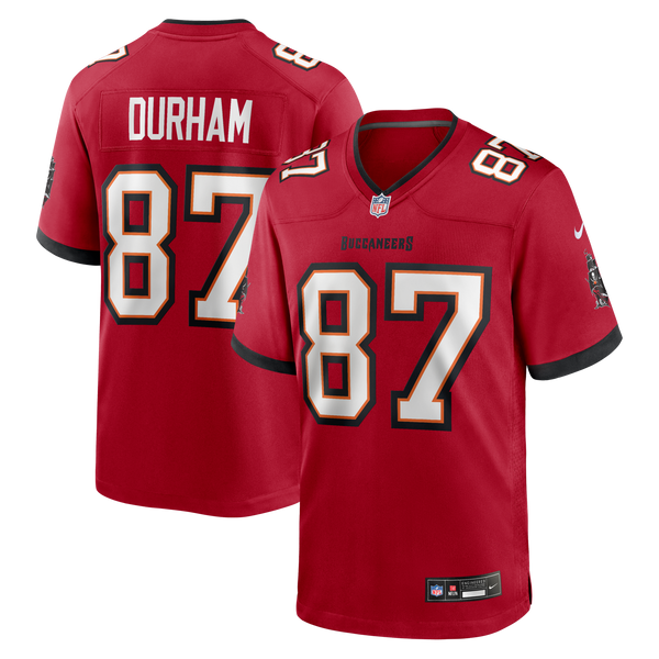 Tampa Bay Buccaneers Payne Durham Red Game Jersey