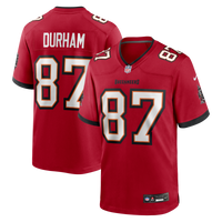 Tampa Bay Buccaneers Payne Durham Red Game Jersey