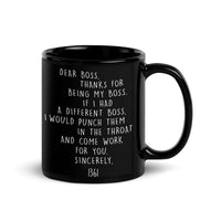 Humorous Manager Gag Present Mug, Humorous Boss Coffee Mug, Office Humor Ceramic Cup, Coworker Supervisor Appreciation Christmas Present