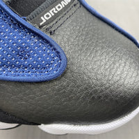 Sneakers, Royal Blue Black Colorway, Lace Up Design, Casual Gift for Sneaker Fans