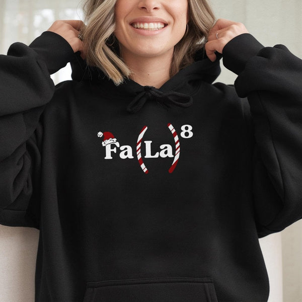 Humorous Fa La La Math Equation Hoodie, Math Teacher Christmas Hoodie, Holiday Science Math Hoodie, Christmas Math Teacher Ho