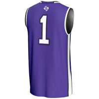 #1 Stephen F Austin Lumberjacks Lightweight Basketball Jersey - Purple