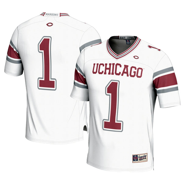 #1 UChicago Maroons Football Jersey - White