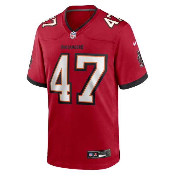 Tampa Bay Buccaneers John Lynch Red Game Retired Player Jersey