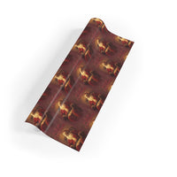 Ho Ho Ho Merry Christmas Gift Wrap, Black Santa Claus Wrapping Paper, African American Santa Holiday Wrapping Paper, Xmas Gift Wrap Roll