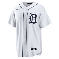 Detroit Tigers Javier Baez White Home Replica Player Jersey