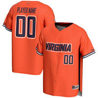 Virginia Cavaliers NIL Pick-A-Player Lightweight Baseball Jersey - Orange
