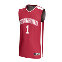 #1 Stanford Cardinal Lightweight Basketball Fashion Jersey - Cardinal