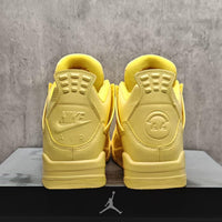 Mid Top Sneakers, Yellow Colorway, Lace Up Design, Casual Gift for Sneaker Fans