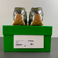 Low Top Sneakers, White Green Colorway, Lace Up Design, Casual Gift for Sneaker Fans