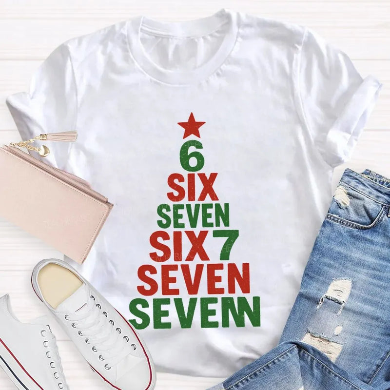 Festive Holiday Vibes T-Shirt, Christmas Trees Graphic Shirt, Retro Christmas Tree Tee, Winter Holiday Apparel, Adorable Xmas Present for Men Women