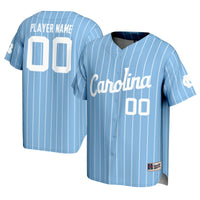 North Carolina Tar Heels Carolina Blue NIL Pick-A-Player Lightweight Baseball Jersey - Light Blue
