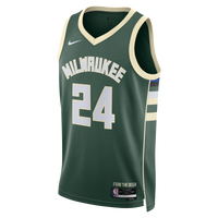 Milwaukee Bucks Icon Edition Swingman Jersey - Hunter Green - Jaime Jaquez Jr.