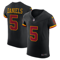 Washington Commanders Jayden Daniels Black Alternate Elite Jersey