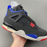 Low Top Sneakers, Blue Black Red Colorway, Lace Up Design, Casual Gift for Sneaker Fans