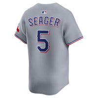 Texas Rangers Corey Seager Gray Road Limited Jersey