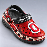 OSU Block O - Scarlet Clogs With Bold Presence