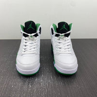 Sneakers, White Green Colorway, Leather Footwear, Lace Up Design, Casual Gift for Sneaker Fans