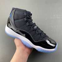 High Top Sneakers, Blue Black Colorway, Lace Up Design, Casual Gift for Sneaker Fans