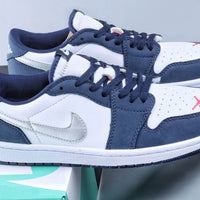 Low Top Sneakers, Blue Colorway, Lace Up Design, Casual Gift for Sneaker Fans