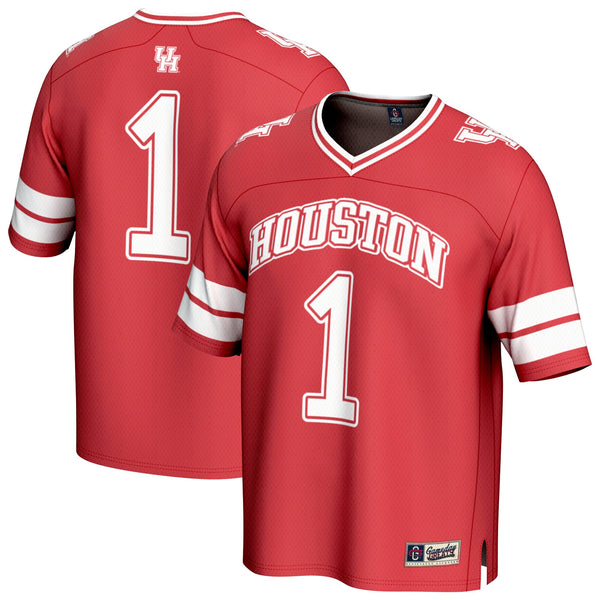 Houston Cougars Lightweight Collegiate Football Fashion Jersey - Red