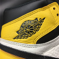 Sneakers, Black Yellow Colorway, Lace Up Design, Casual Gift for Sneaker Fans