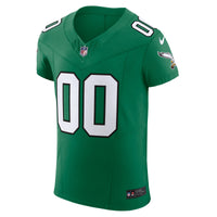 Philadelphia Eagles Kelly Green 2nd Alternate Elite Custom Jersey