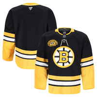 Boston Bruins Black 100th Anniversary Authentic Pro Jersey