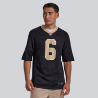New Orleans Saints Tyler Shough Black Game Jersey