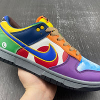Low Top Sneakers, Multicolor Colorway, Lace Up Design, Casual Gift for Sneaker Fans