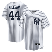 New York Yankees Reggie Jackson White Home Retired Player Replica Jersey