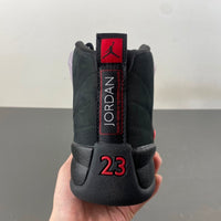 Mid Top Sneakers, Black Red Colorway, Leather Footwear, Lace Up Design, Casual Gift for Sneaker Fans
