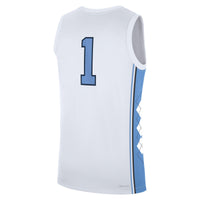 White North Carolina Tar Heels Home Replica Basketball Jersey