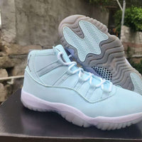 High Top Sneakers, Blue White Colorway, Lace Up Design, Casual Gift for Sneaker Fans