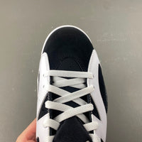 High Top Sneakers, White Black Colorway, Lace Up Design, Casual Gift for Sneaker Fans