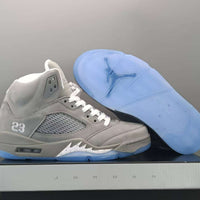 High Top Sneakers, Gray Colorway, Lace Up Design, Casual Gift for Sneaker Fans