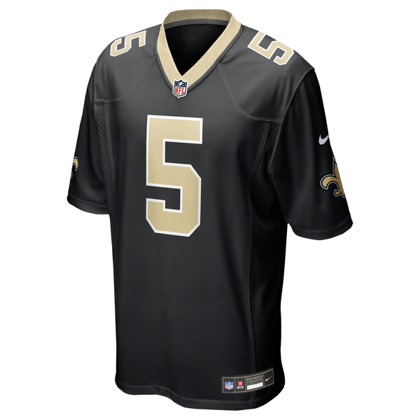 New Orleans Saints Kendre Miller Black Team Game Jersey