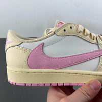 Low Top Sneakers, Pink Colorway, Reverse Hook Design, Lace Up Design, Casual Gift for Sneaker Fans