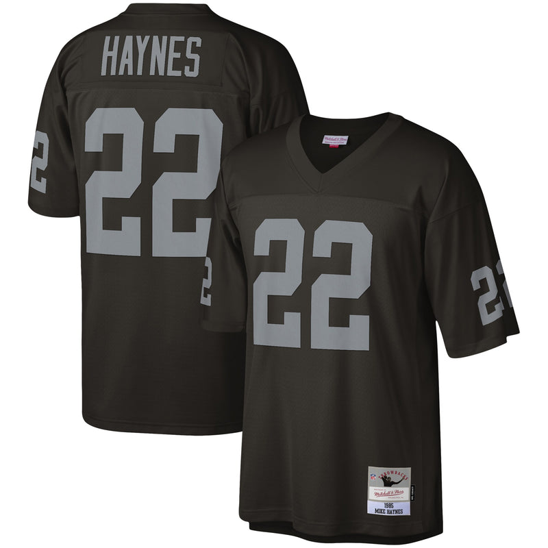 Las Vegas Raiders Mike Haynes Black Legacy Replica Jersey