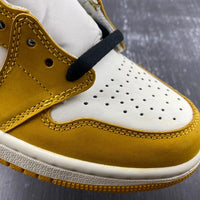 High Top Sneakers, White Black Yellow Colorway, Lace Up Design, Casual Gift for Sneaker Fans