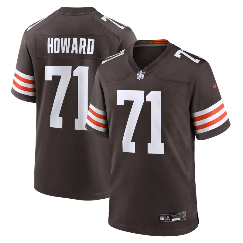Cleveland Browns Tytus Howard Brown Team Game Jersey