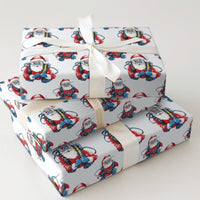 Humorous Ocean Christmas Wrapping Paper, Scuba Diving Santa Wrapping Paper, Scuba Diver Holiday Gift Wrap, Diver Santa Wrapping Paper