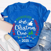 Making Memories Together Holiday Shirt, Christmas Crew T-Shirt, Family Matching Xmas Graphic Tee, Festive Group Vacation T-Shirt