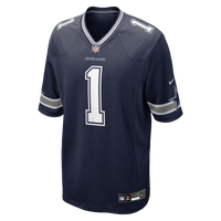 Dallas Cowboys Number 1 Dad Navy Game Jersey