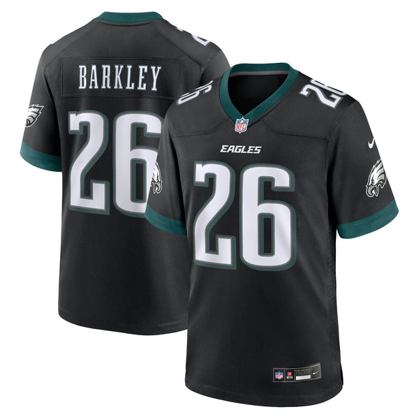 Philadelphia Eagles Saquon Barkley Black Alternate Game Jersey