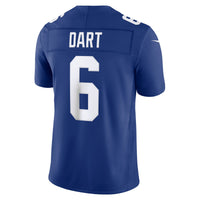 New York Giants Jaxson Dart Royal Team Stitched Limited Jersey