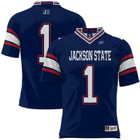 #1 Jackson State Tigers Football Jersey - Navy