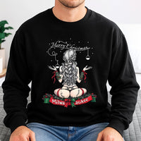 Humorous Naughty Holiday Sweater, Milwaukee Christmas Sweatshirt, Milwaukee City Crewneck, Festive Graphic Pullover, Xmas Holiday Present for Her
