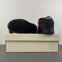 Low Top Sneakers, Black Red Colorway, Lace Up Design, Casual Gift for Sneaker Fans