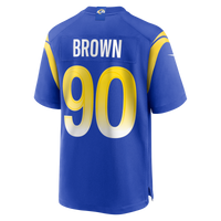 Los Angeles Rams Earnest Brown IV Royal Team Game Jersey